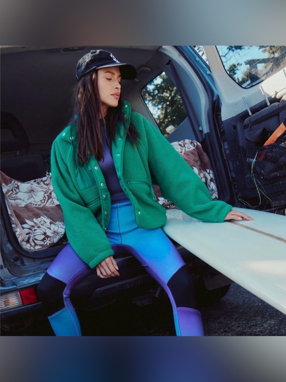 NWT! FP Free People Movement Hit The Slopes Fleece Jacket Sz Large